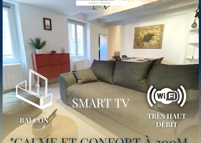 Esprit Nomad - Appartement Rue Pietonne Proche Lac